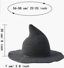 Load image into Gallery viewer, Witch hat - light gray