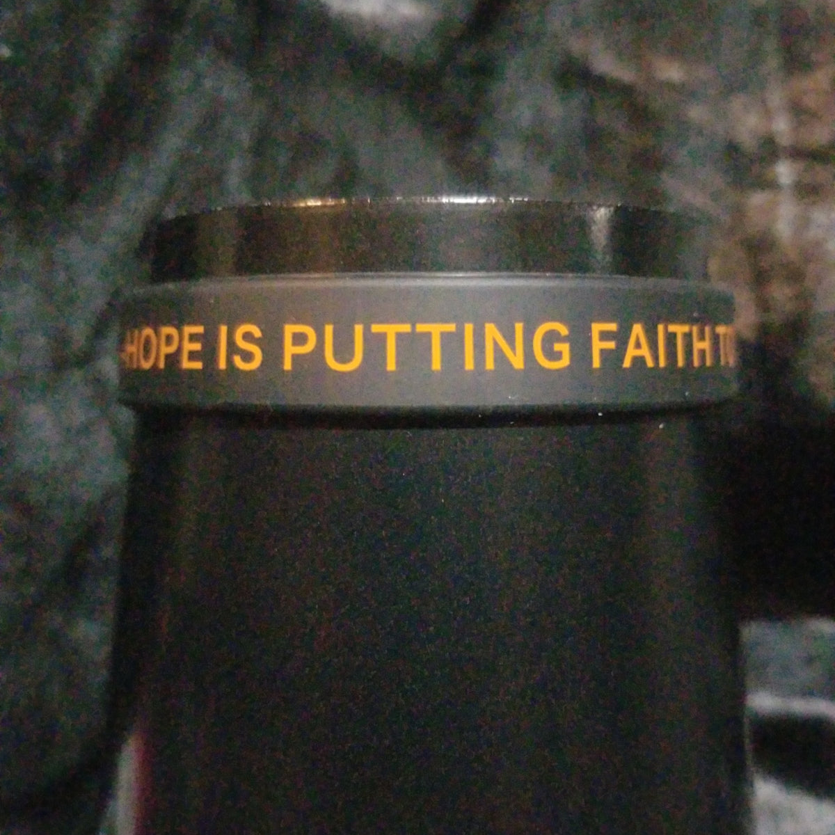 Hope is putting faith to work...