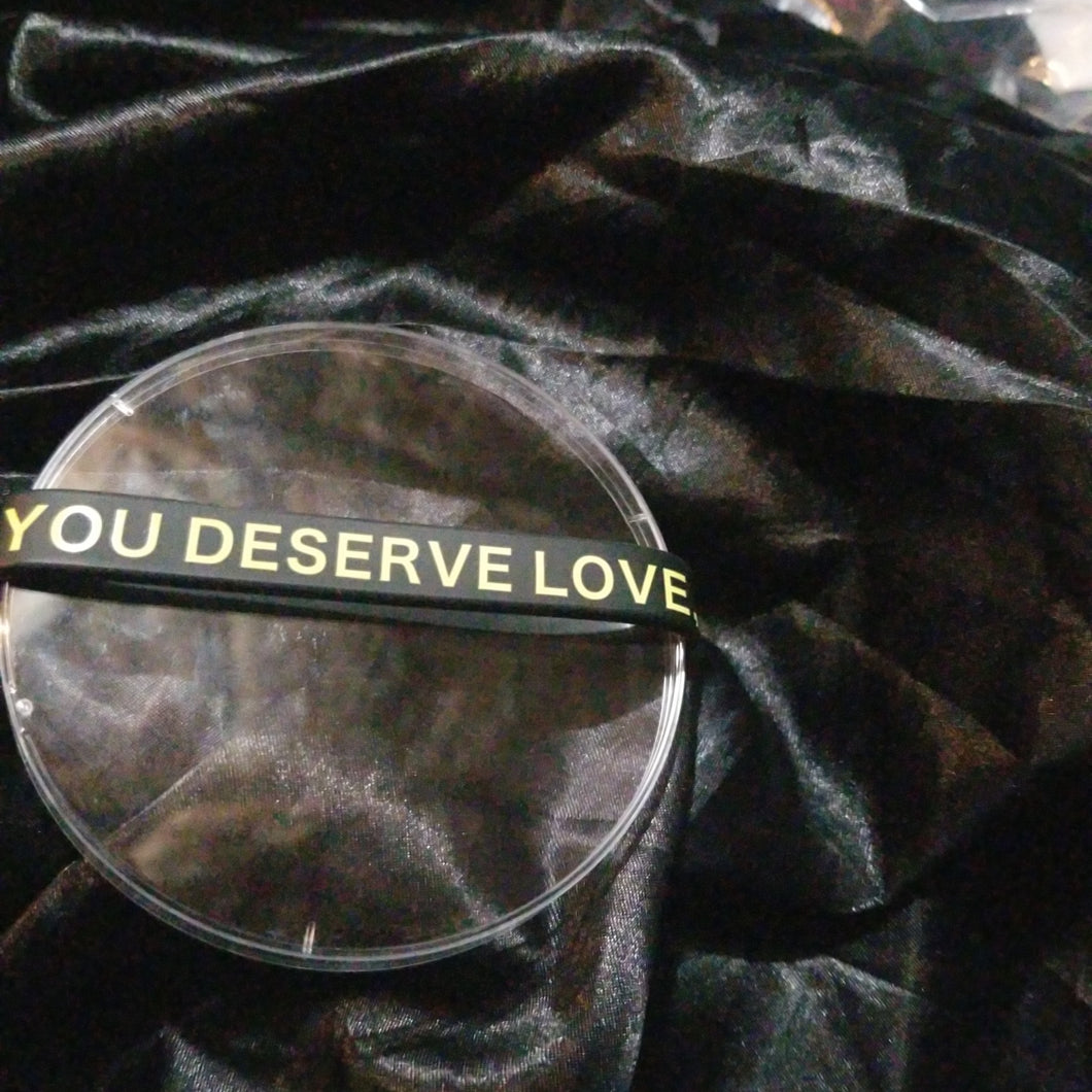 You deserve love...