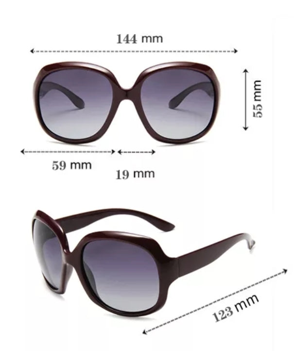 Wide eye sunglasses