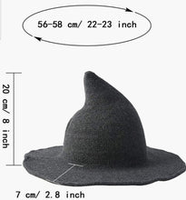Load image into Gallery viewer, Witch hat - light gray
