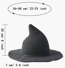 Load image into Gallery viewer, Witch hat - dark grey
