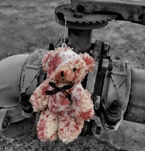 Load image into Gallery viewer, Bloody plush bear keychain
