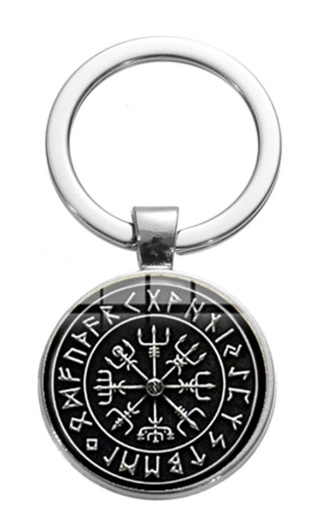 Vegvisir viking keychain