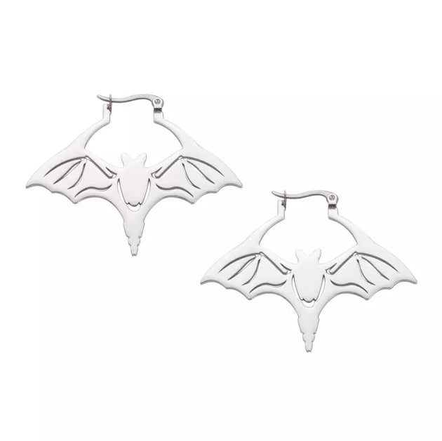 Bat stainless earrings