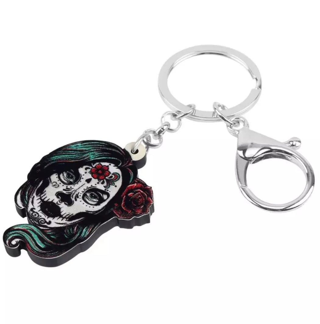Days of the dead keychain