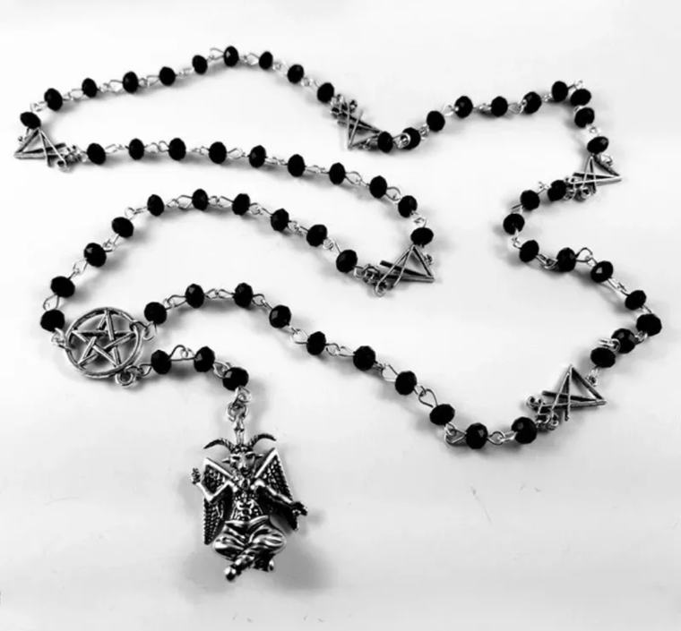 Baphomet rosary