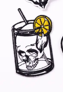 Skull lemon patch