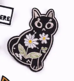 Flower cat patch